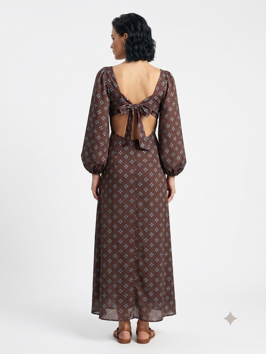 Boho Chic Floral Dress