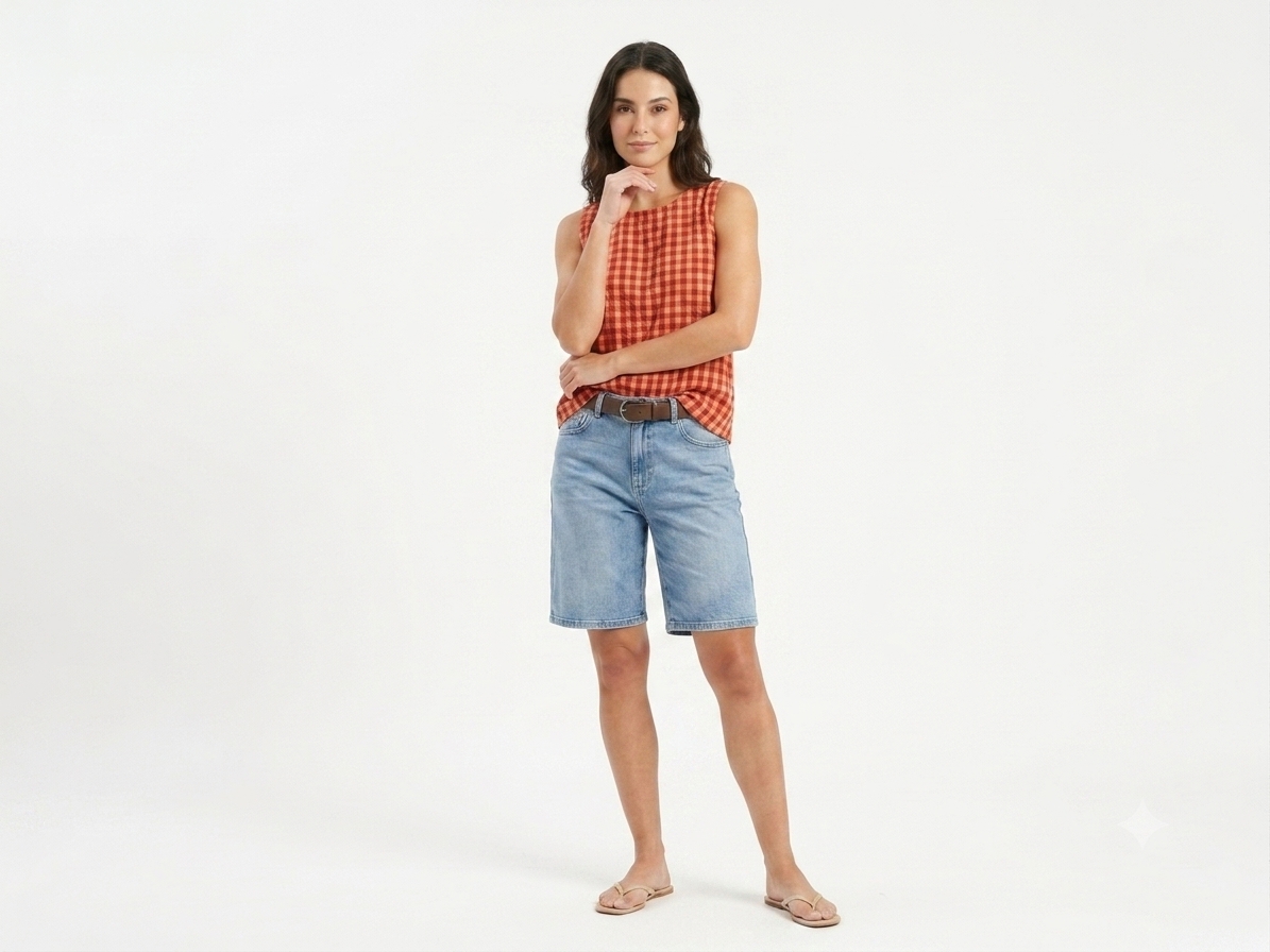 DENIM SHORTS