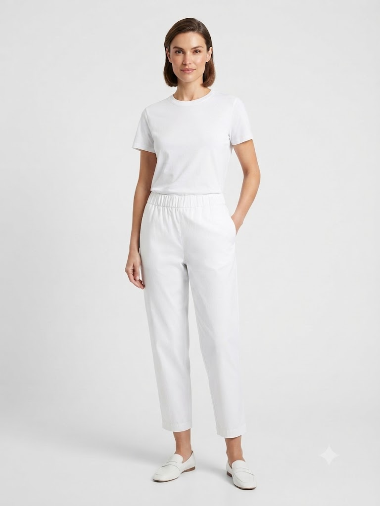 Pull - On Ankle Trouser
