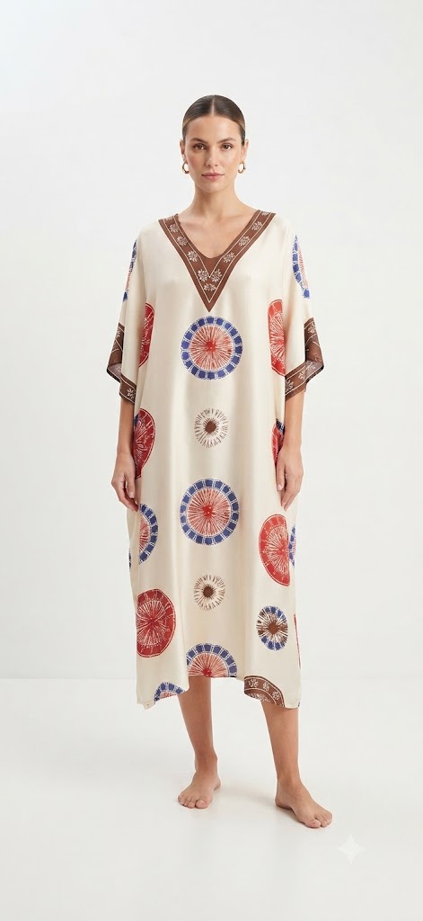 Mediterranean Mosaic Dress