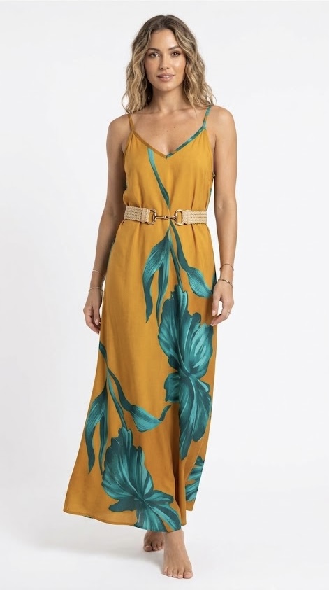 Golden Hour Botanical Dress