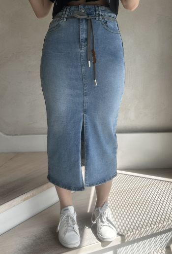 Maxi τζιν φούστα 