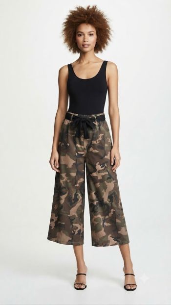 Camouflage Trouser with Belt 