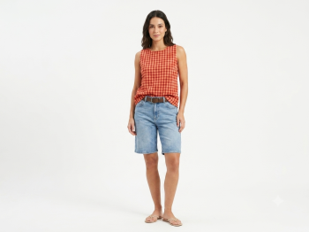 GINGHAM TANK TOP