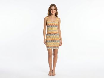 SUMMER WAVES CAMI DRESS