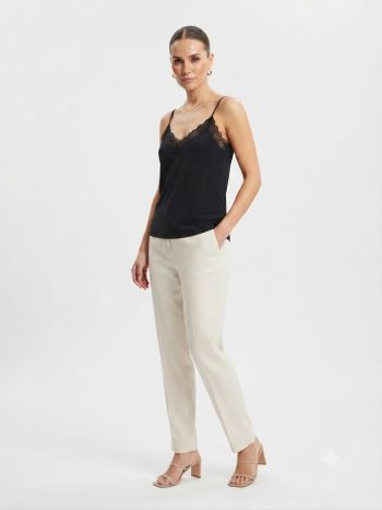 Lace V - Neck Blouse