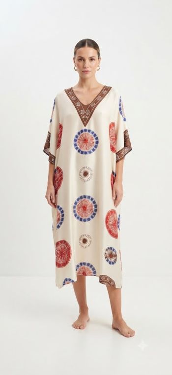 Mediterranean Mosaic Dress