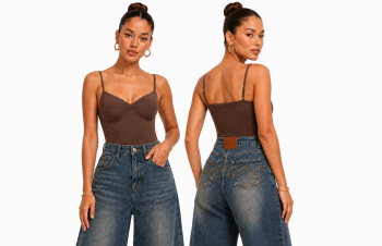 BROWN BODYSUIT 