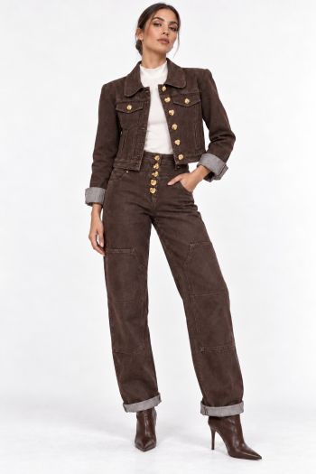 BROWN JACKET