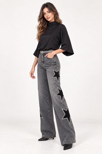 STAR EMBELLISHED JEANS