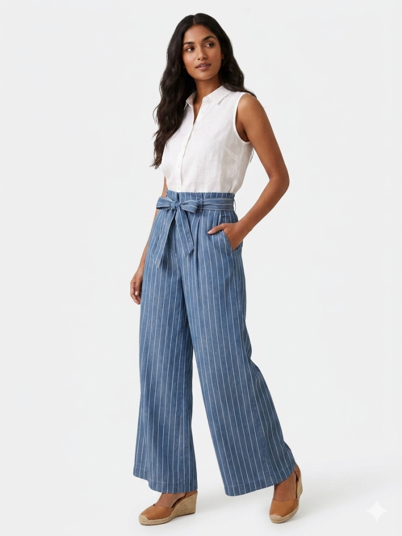 Nautical Vibes Palazzo Pants Φωτογραφία από Nautical Vibes Palazzo Pants