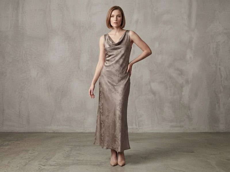Φωτογραφία από COWL NECK DRESS