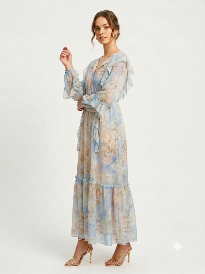 Φωτογραφία από PASTEL FLORAL DRESS