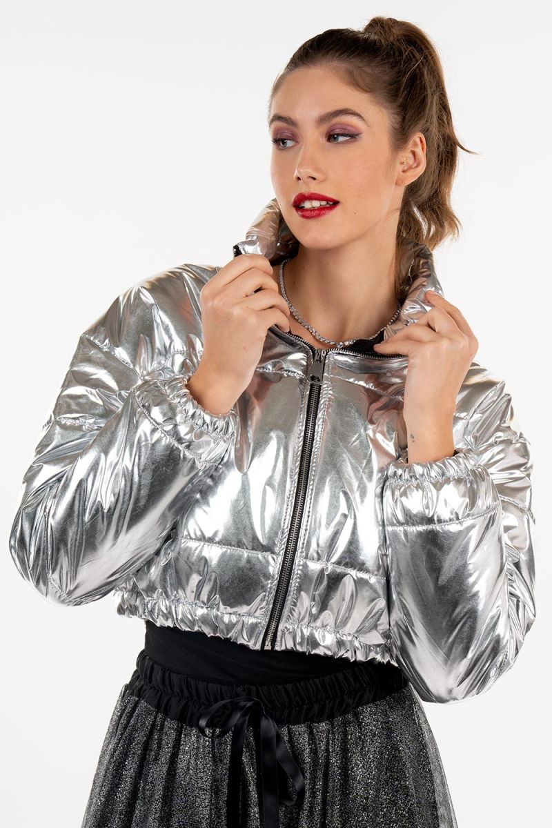 Bomber μπουφάν foil Φωτογραφία από Bomber μπουφάν foil