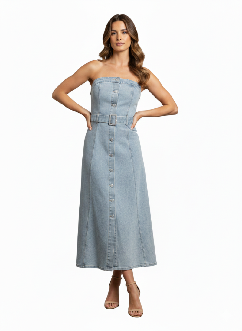 Φωτογραφία από Jean strapless φόρεμα 