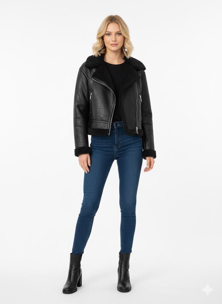 "Cosy" Faux-Fur μπουφάν Φωτογραφία από "Cosy" Faux-Fur μπουφάν