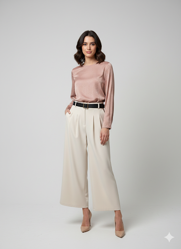 "Ethereal Wide - leg" παντελόνα Φωτογραφία από "Ethereal Wide - leg" παντελόνα