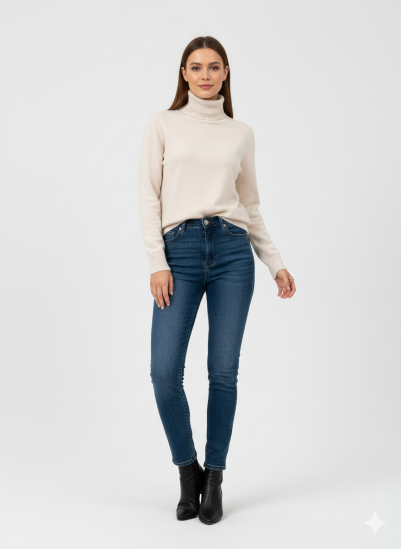 Φωτογραφία από "Touch turtleneck knit"