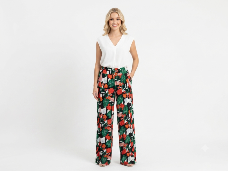 Φωτογραφία από FLORAL WIDE-LEG