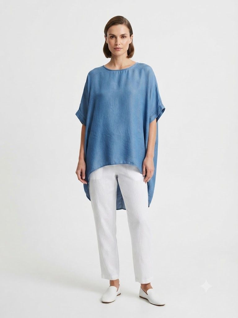 Φωτογραφία από Dolman Sleeve Denim Dress
