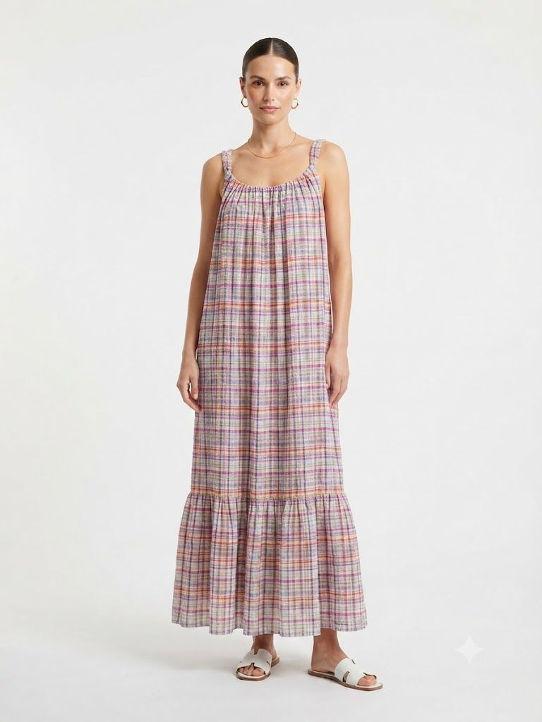 Φωτογραφία από Boho Plaid Breeze Dress