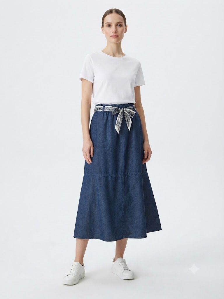 Φωτογραφία από Denim Chic Skirt