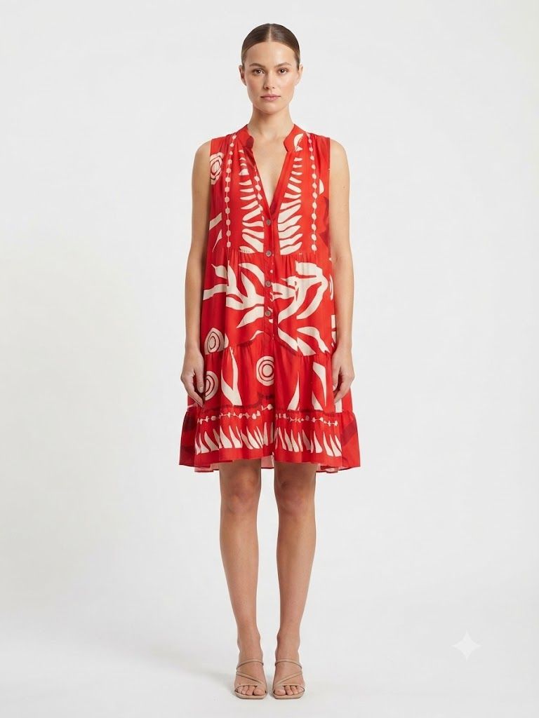 Φωτογραφία από Red Boho Chic Dress
