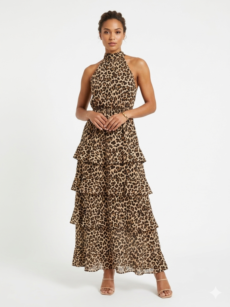 Φωτογραφία από Jungle Ruffle Maxi Dress