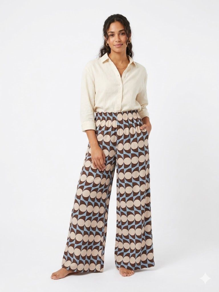 Sorrento Tile Print Pants Φωτογραφία από Sorrento Tile Print Pants