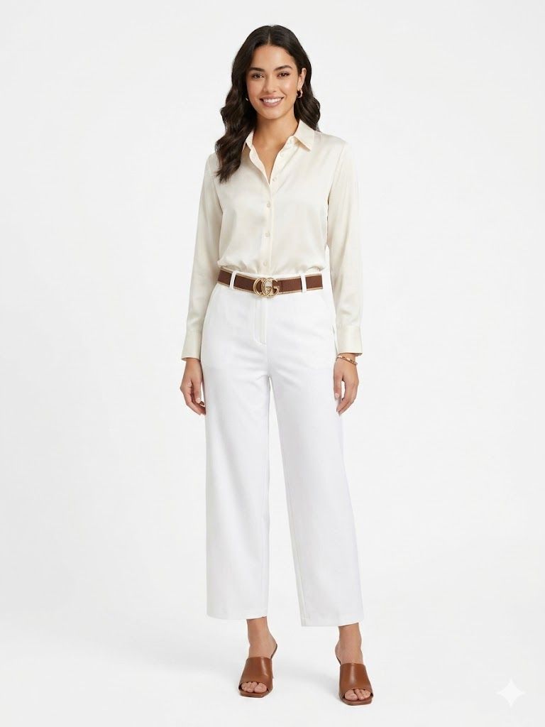 Signature Belted Trouser Φωτογραφία από Signature Belted Trouser