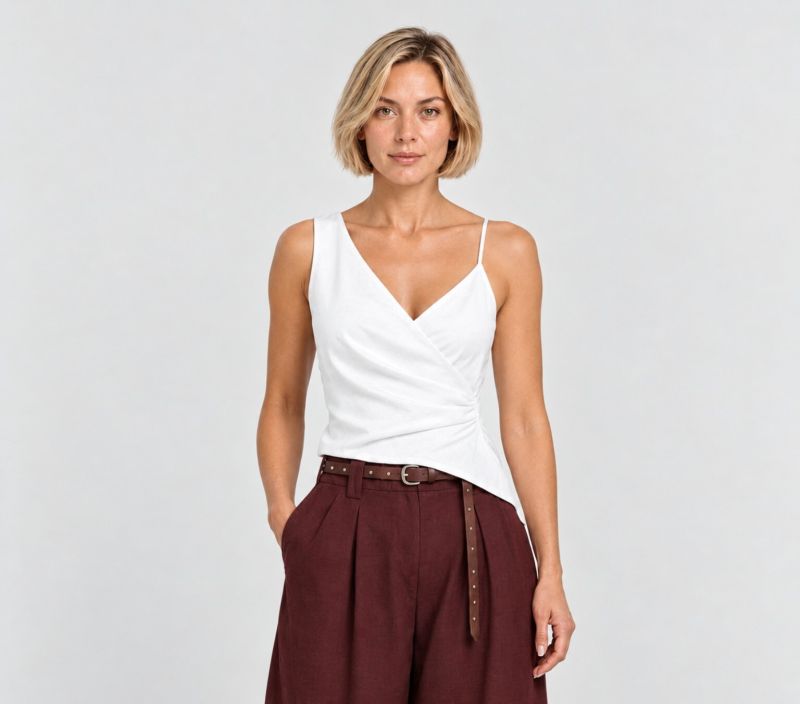 Φωτογραφία από WRAP CAMISOLE TOP 