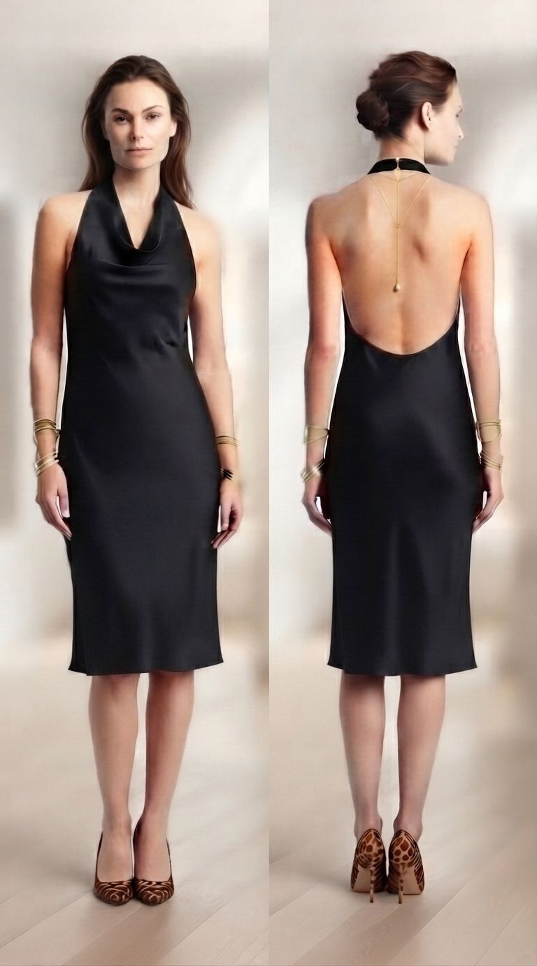 Φωτογραφία από SATIN SLIP DRESS