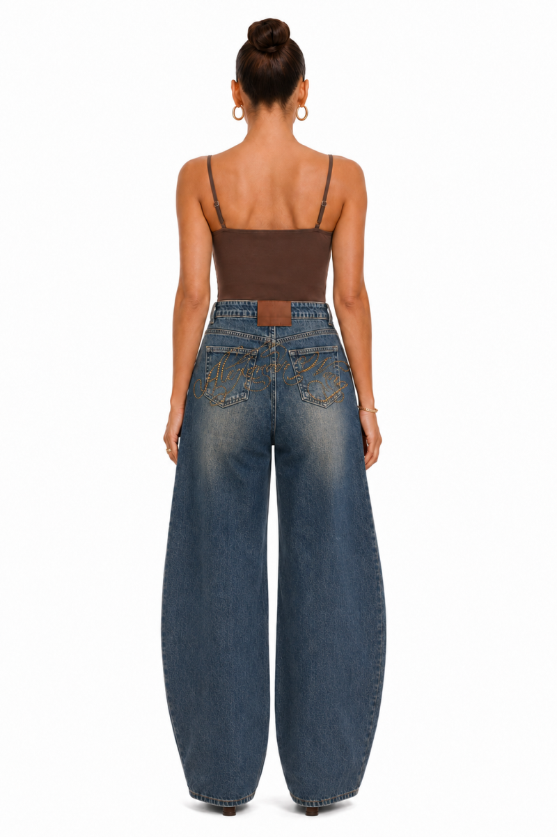 Φωτογραφία από BARREL DENIM PANTS