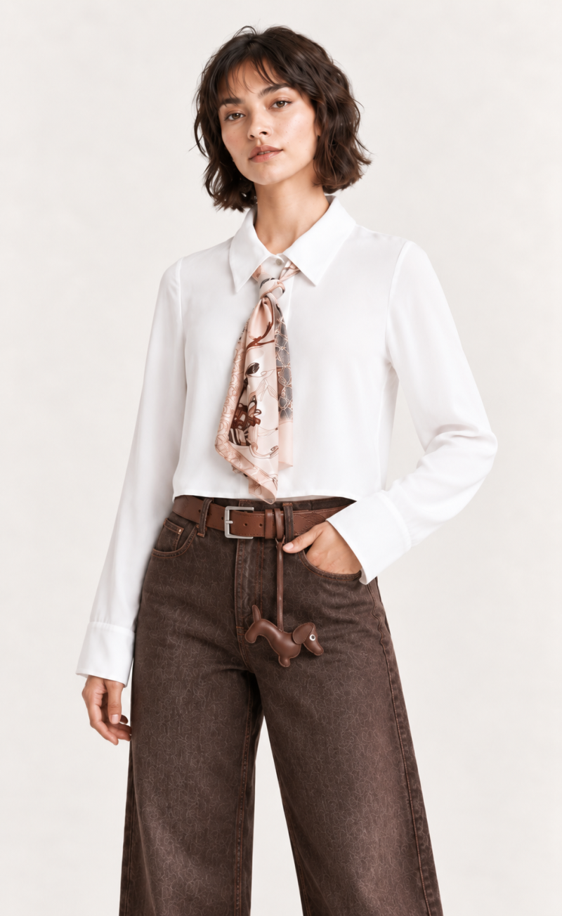 Φωτογραφία από SHIRT WITH SCARF