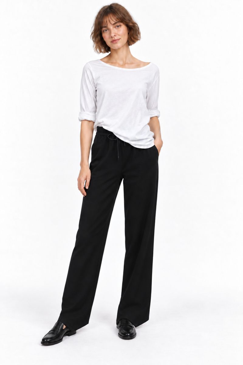 Φωτογραφία από WIDE LEG PANTS WITH DRAWSTRING WAIST